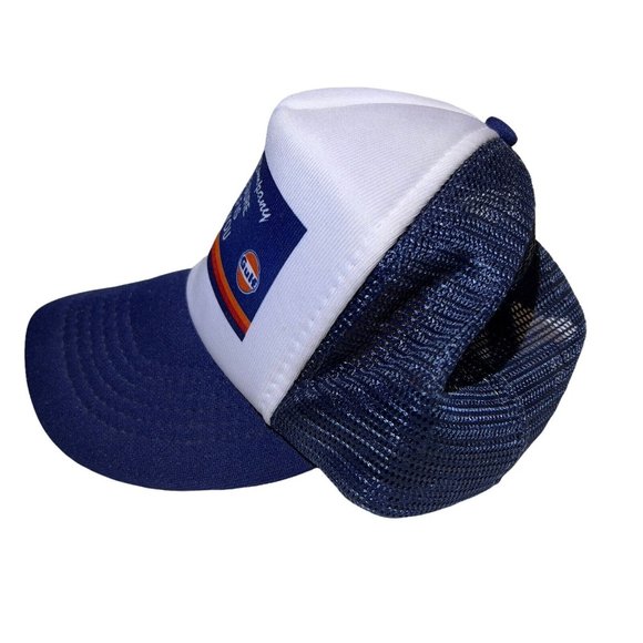 VTG Dees Oil Company Make Sure Gulf is with you Mens Snapback Mesh Truckers cap - Picture 6 of 9